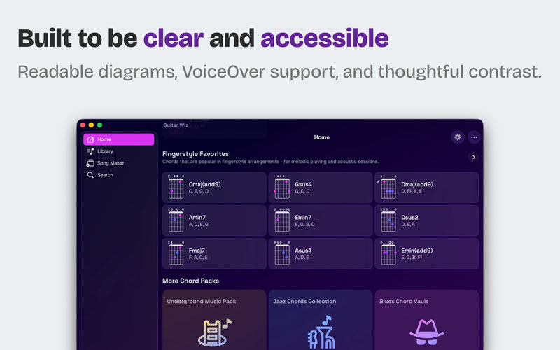 Built to Be Clear and Accessible on Mac