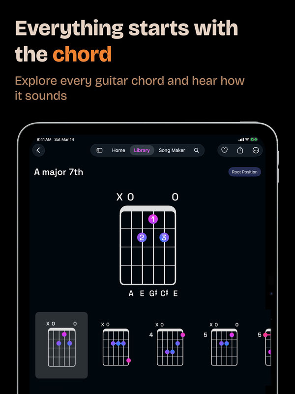 Everything Starts with the Chord on iPad