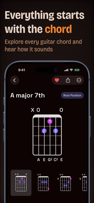 Everything Starts with the Chord on iPhone