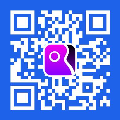 Guitar Wiz App Store QR Code Blue