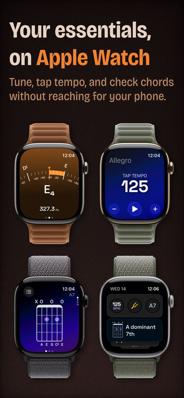 Guitar Wiz Essentials on Apple Watch