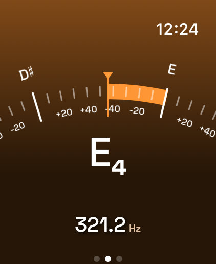 Guitar Wiz Guitar Tuner on Apple Watch
