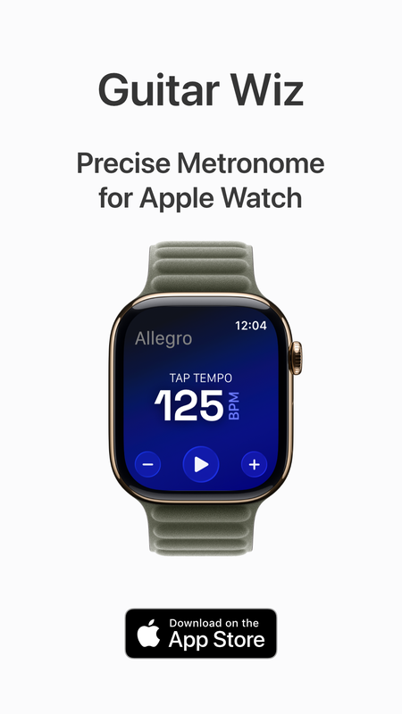 Guitar Wiz Metronome for Apple Watch