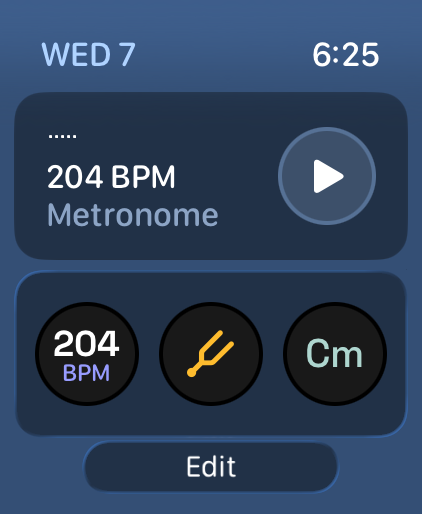 Guitar Wiz Smart Stack Widget