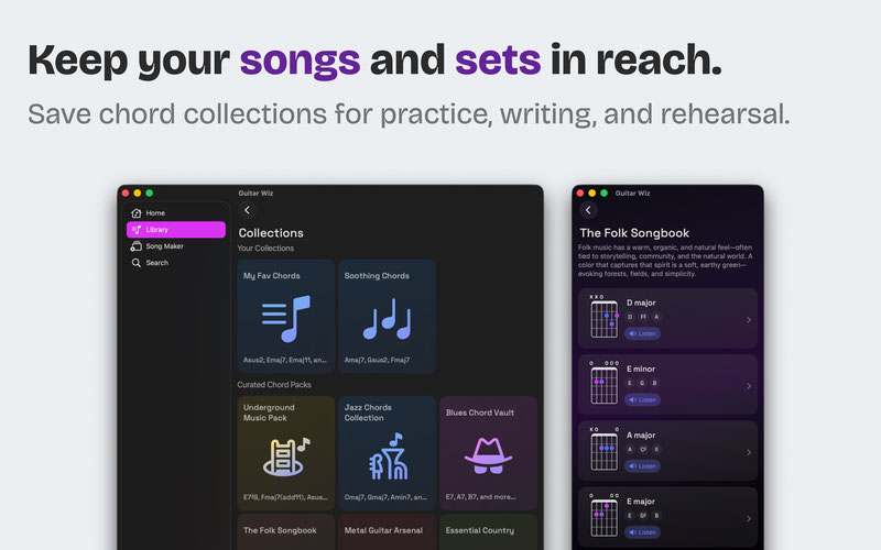 Keep Your Songs and Sets in Reach on Mac